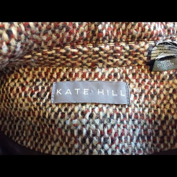 Kate Hill Tweed fringed detailed blazer Size M - Picture 4 of 6